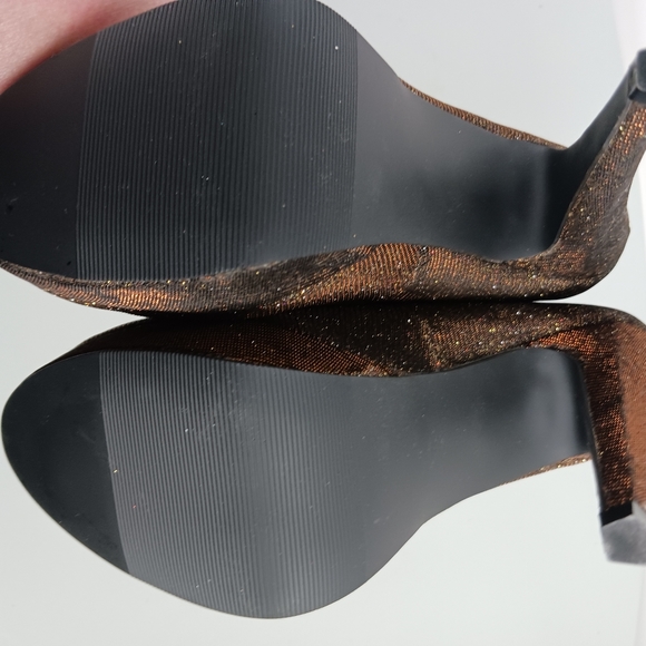 Just Fabulous Glitter Platform Heels 6.5 NWOT - Picture 5 of 6